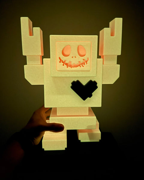 1/3 1ft Pumpkin Glow in the Dark Lovebot Designer Toy
