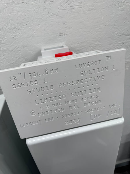 1ft tall 3D Printed Lovebot AP Edition of 10