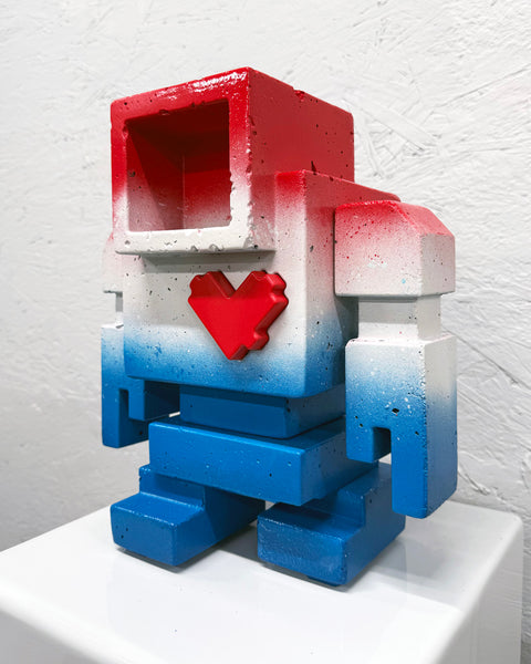 ROCKET POPSICLE - 1ft Concrete Lovebot Sculpture