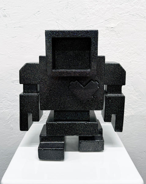 BLACK IRIDESCENT 101 - 1ft Concrete Lovebot