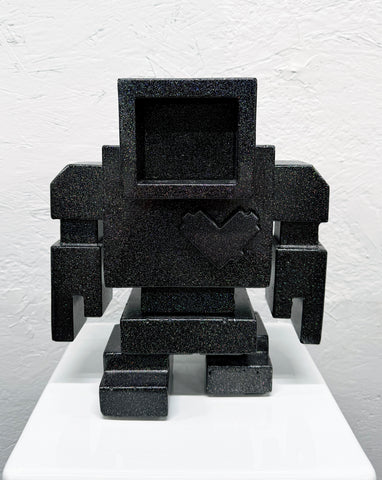BLACK IRIDESCENT 101 - 1ft Concrete Lovebot