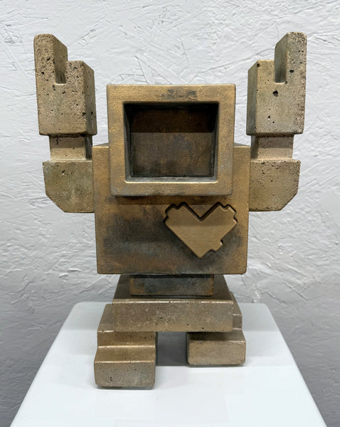 BRUSHED GOLD -  1ft Concrete Lovebot