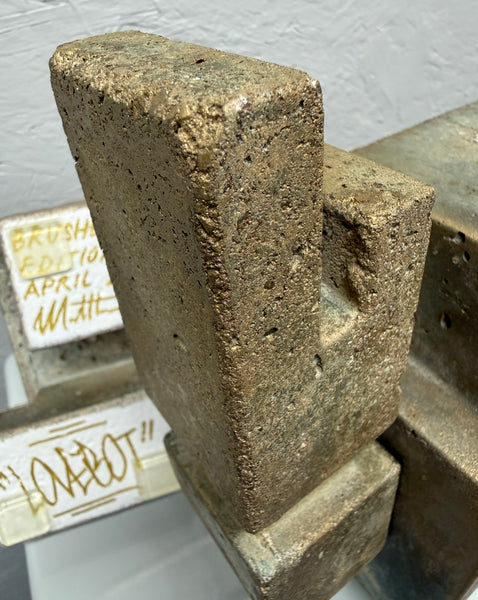 BRUSHED GOLD -  1ft Concrete Lovebot
