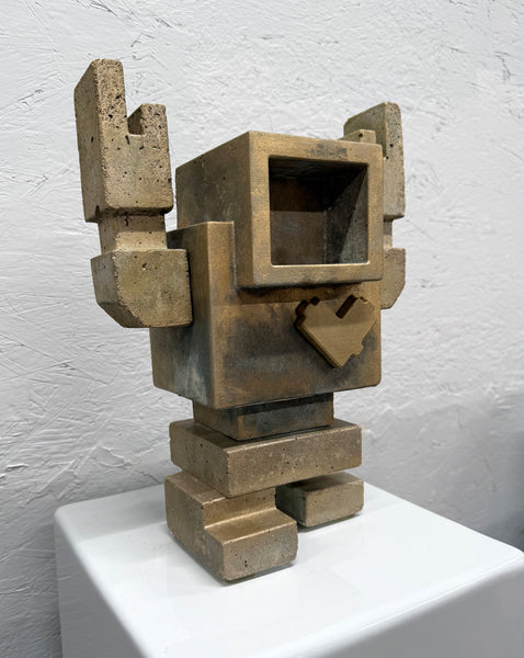 BRUSHED GOLD -  1ft Concrete Lovebot