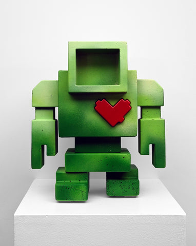 RAFFLE Tickets* - "Contrasted" 1ft Concrete Lovebot