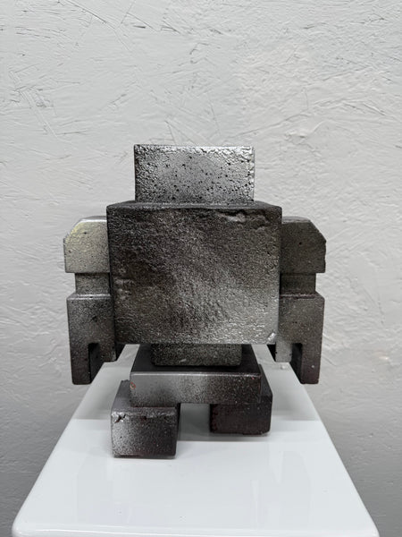 RAFFLE Tickets* - BURNT SILVER - 1ft Concrete Lovebot Sculpture