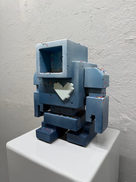 SOFT SUNDAY - 1ft Concrete Lovebot Sculpture