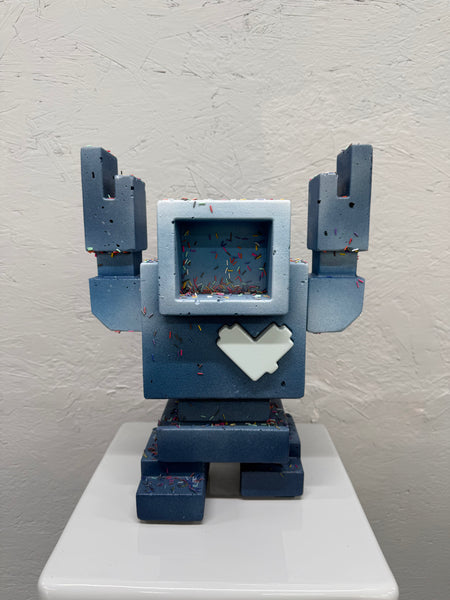SOFT SUNDAY - 1ft Concrete Lovebot Sculpture