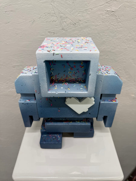 SOFT SUNDAY - 1ft Concrete Lovebot Sculpture