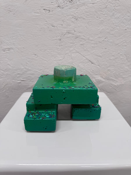 LIME SUNDAE - 1ft Concrete Lovebot Sculpture