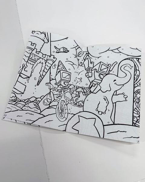 PREORDER! The Lovebot Coloring book! "Adventures in Love"