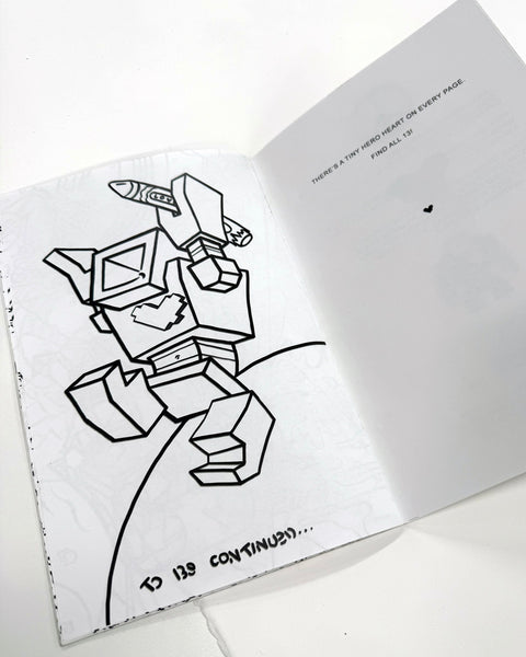 PREORDER! The Lovebot Coloring book! "Adventures in Love"
