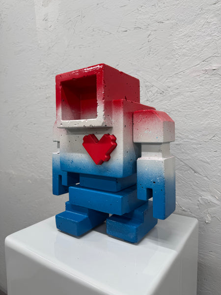 ROCKET POPSICLE - 1ft Concrete Lovebot Sculpture