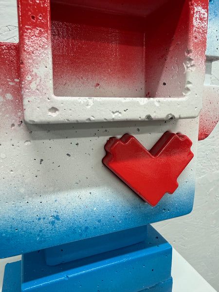 ROCKET POPSICLE - 1ft Concrete Lovebot Sculpture