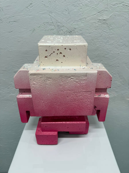 PEARL TREAT - 1ft Concrete Lovebot Sculpture