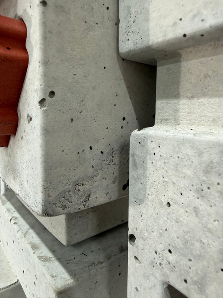 RAW CONCRETE - 1ft Lovebot Sculpture