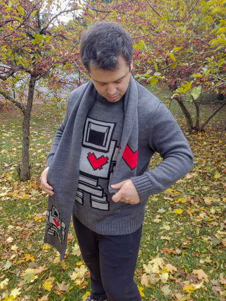 Heather Knit Lovebot Sweater (Ltd. To 50 pcs.)
