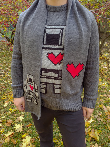 Heather Knit Lovebot Sweater (Ltd. To 50 pcs.)
