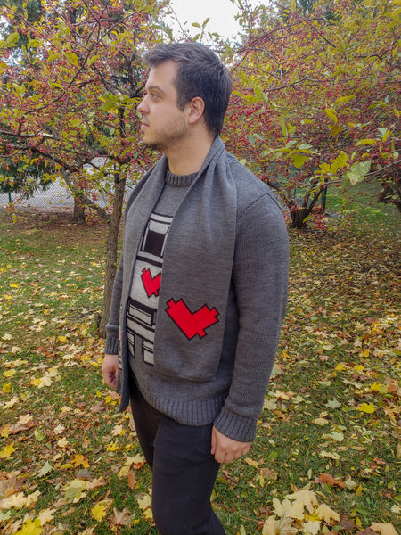 Heather Knit Lovebot Sweater (Ltd. To 50 pcs.)