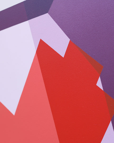 2018 - 60in Original Painting "Chartreuse Square" -  Love Metrix Solo Exhibition Painting by Matthew Del Degan