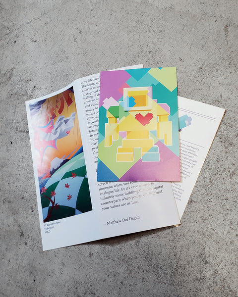 2018 - 60in Original Painting "Chartreuse Square" -  Love Metrix Solo Exhibition Painting by Matthew Del Degan