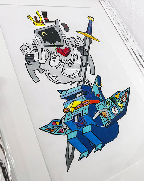 X 2018 "Totem Rebirth" Original Illustration 1/1