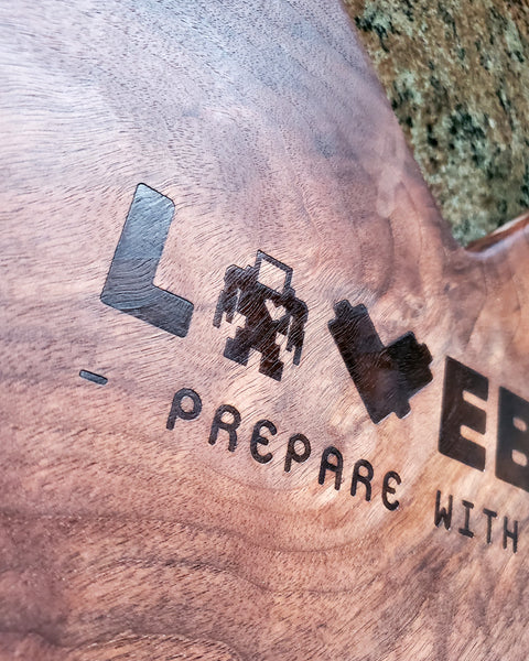 "!*Hero Heart Cutting Board - Walnut