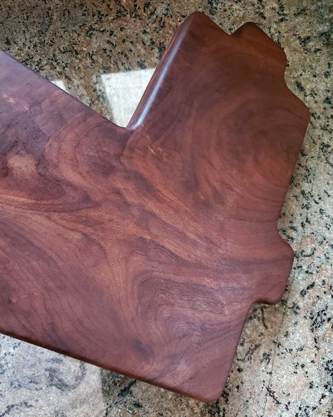"!*Hero Heart Cutting Board - Walnut