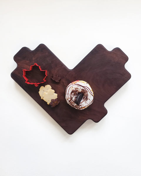 "!*Hero Heart Cutting Board - Walnut